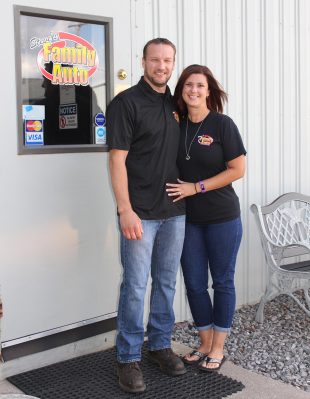 The owners of Steve's Family Auto